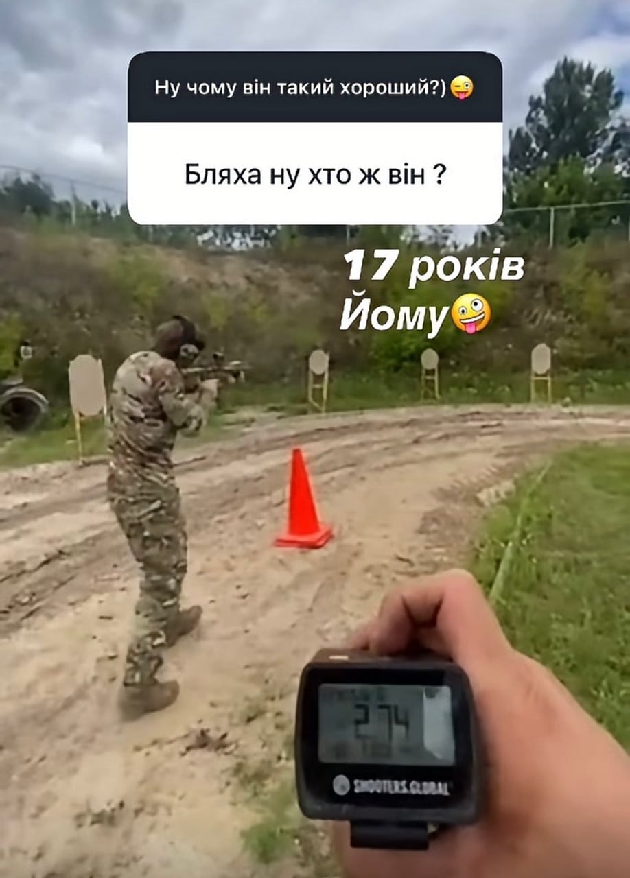 Тіна Кароль показала 17-річного сина у камуфляжі на стрільбищі