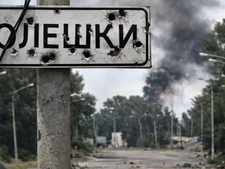В Олешках ідентифікували підрозділи РФ, причетні до блокади міста